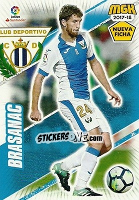 Sticker Brasanac - Liga 2017-2018. Megacracks n. 333bis - Panini