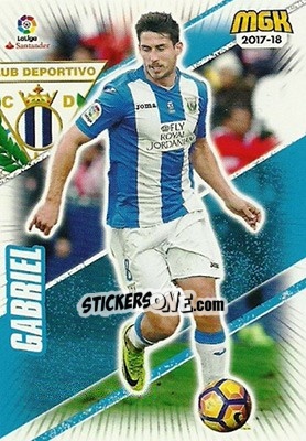 Sticker Gabriel - Liga 2017-2018. Megacracks - Panini