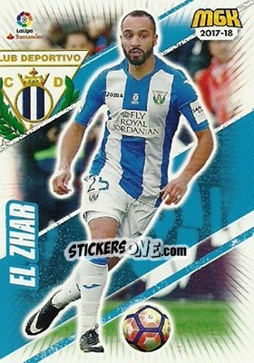 Sticker El Zhar - Liga 2017-2018. Megacracks - Panini