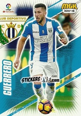 Cromo Miguel Ángel Guerrero - Liga 2017-2018. Megacracks n. 340 - Panini