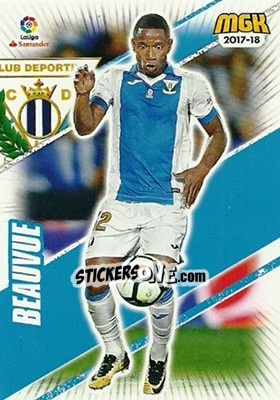 Sticker Beauvue - Liga 2017-2018. Megacracks - Panini