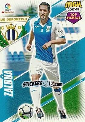 Sticker Zaldúa - Liga 2017-2018. Megacracks - Panini