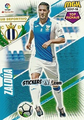 Cromo Zaldúa - Liga 2017-2018. Megacracks - Panini