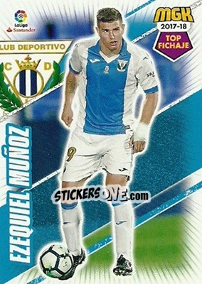 Sticker Ezequiel Muñoz - Liga 2017-2018. Megacracks n. 344 - Panini