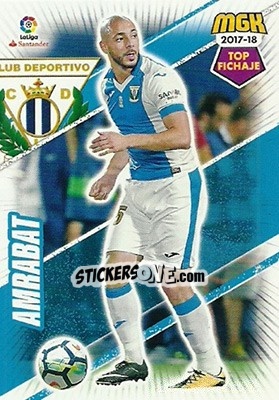 Sticker Amrabat - Liga 2017-2018. Megacracks - Panini