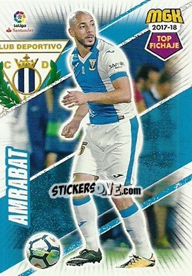 Sticker Amrabat - Liga 2017-2018. Megacracks n. 345 - Panini