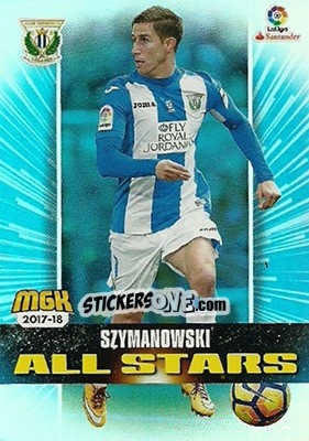 Sticker Szymanowski - Liga 2017-2018. Megacracks n. 350 - Panini