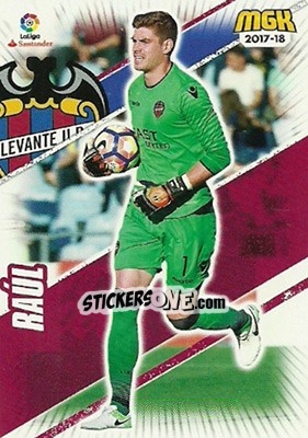 Sticker Raúl - Liga 2017-2018. Megacracks n. 353 - Panini