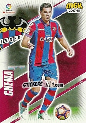 Sticker Chema - Liga 2017-2018. Megacracks n. 356 - Panini