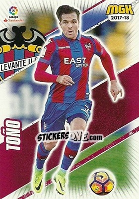 Sticker Toño - Liga 2017-2018. Megacracks n. 359 - Panini