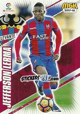 Sticker Jefferson Lerma - Liga 2017-2018. Megacracks n. 361 - Panini