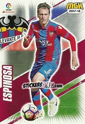 Sticker Espinosa - Liga 2017-2018. Megacracks n. 364 - Panini