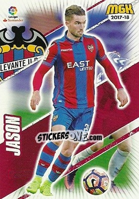 Sticker Jason - Liga 2017-2018. Megacracks - Panini