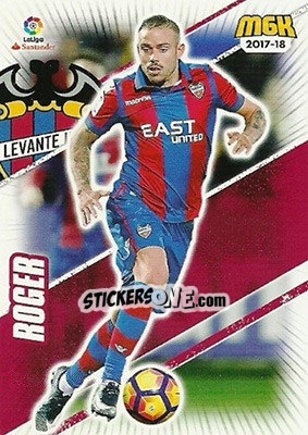 Sticker Roger - Liga 2017-2018. Megacracks n. 369 - Panini