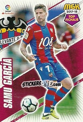 Sticker Samu García - Liga 2017-2018. Megacracks - Panini