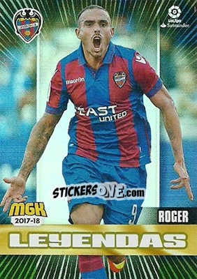 Sticker Roger - Liga 2017-2018. Megacracks n. 375 - Panini