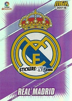 Sticker Real Madrid - Liga 2017-2018. Megacracks - Panini