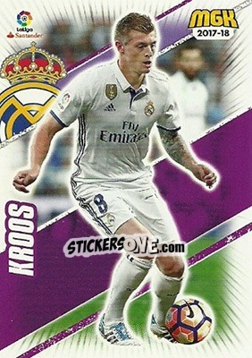 Sticker Kroos - Liga 2017-2018. Megacracks n. 388 - Panini
