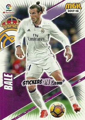 Sticker Gareth Bale - Liga 2017-2018. Megacracks - Panini