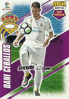 Sticker Dani Ceballos - Liga 2017-2018. Megacracks n. 398 - Panini