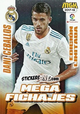 Sticker Dani Ceballos - Liga 2017-2018. Megacracks n. 398b - Panini