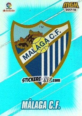 Sticker Málaga - Liga 2017-2018. Megacracks n. 406 - Panini