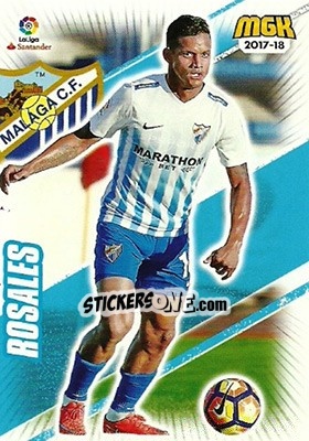 Sticker Rosales - Liga 2017-2018. Megacracks n. 409 - Panini
