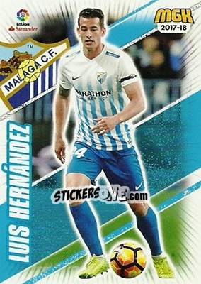 Sticker Luis Hernández - Liga 2017-2018. Megacracks n. 410 - Panini
