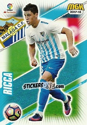 Sticker Federico Ricca - Liga 2017-2018. Megacracks - Panini