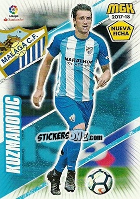 Sticker Kuzmanovic - Liga 2017-2018. Megacracks - Panini