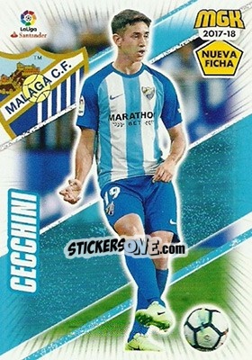 Figurina Cecchini - Liga 2017-2018. Megacracks - Panini