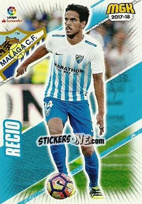 Sticker Recio - Liga 2017-2018. Megacracks n. 417 - Panini