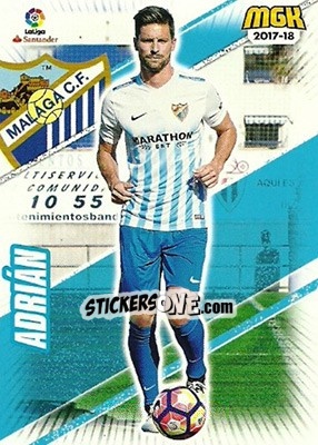 Sticker Adrián - Liga 2017-2018. Megacracks - Panini