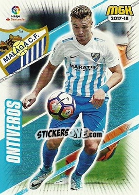 Sticker Ontiveros - Liga 2017-2018. Megacracks - Panini