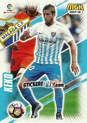 Sticker Keko - Liga 2017-2018. Megacracks - Panini