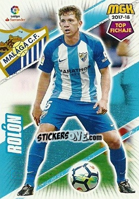 Cromo Rolón - Liga 2017-2018. Megacracks - Panini