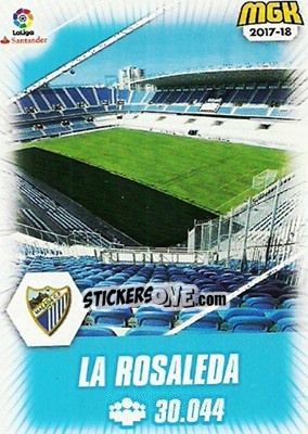 Sticker La Rosaleda - Liga 2017-2018. Megacracks n. 427 - Panini
