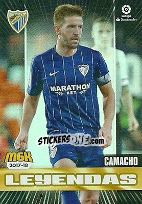 Cromo Camacho - Liga 2017-2018. Megacracks - Panini