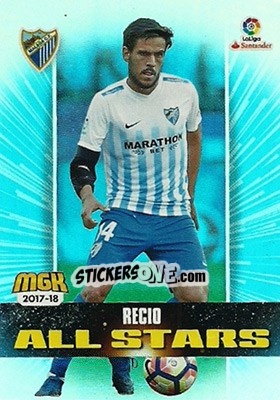 Sticker Recio - Liga 2017-2018. Megacracks n. 431 - Panini