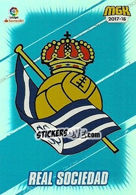 Sticker Real Sociedad - Liga 2017-2018. Megacracks - Panini