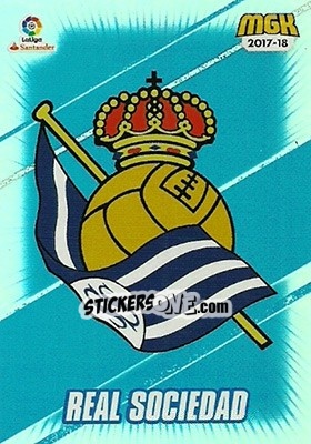 Sticker Real Sociedad - Liga 2017-2018. Megacracks n. 433 - Panini
