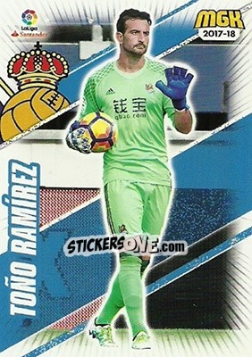 Cromo Toño Ramírez - Liga 2017-2018. Megacracks n. 435 - Panini