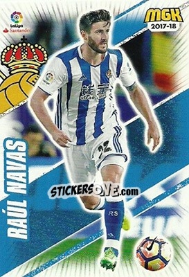 Sticker Raúl Navas - Liga 2017-2018. Megacracks n. 437 - Panini