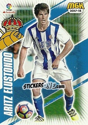Cromo Aritz Elustondo - Liga 2017-2018. Megacracks n. 439 - Panini