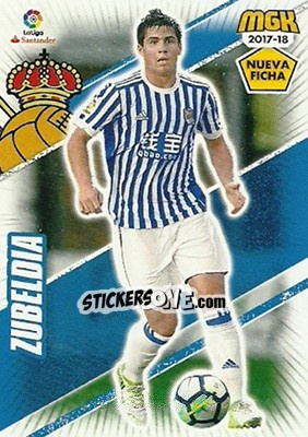 Sticker Zubeldia - Liga 2017-2018. Megacracks - Panini