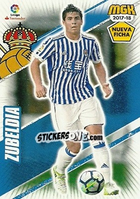 Cromo Zubeldia - Liga 2017-2018. Megacracks - Panini