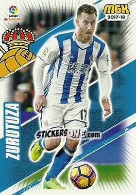 Sticker Zurutuza - Liga 2017-2018. Megacracks - Panini