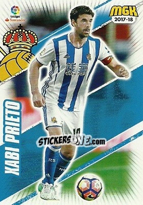 Cromo Xabi Prieto - Liga 2017-2018. Megacracks n. 445 - Panini