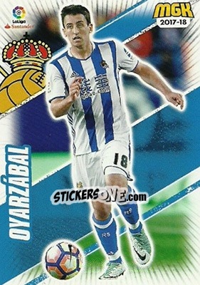 Cromo Oyarzabal - Liga 2017-2018. Megacracks n. 446 - Panini