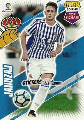 Sticker Januzaj - Liga 2017-2018. Megacracks - Panini